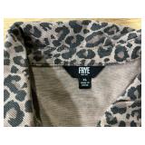 Frye Leopard Print Belted Shirt Dress XL