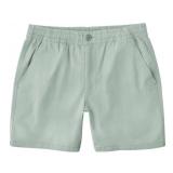 Mens Cotton Pull On Shorts Green Size M