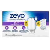 Zevo Flying Insect Trap 2 Plug-in 6 Refills