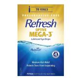 Refresh Optive Mega-3 Lubricant Eye Drops 70ct
