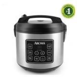 Aroma 20-Cup Digital Rice Cooker  Food Steamer