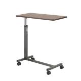 Drive Medical Overbed Table Adjustable Silver Vein