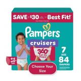 Pampers Cruisers 360 Diapers Size 7 84ct