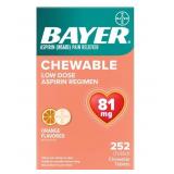 Bayer Low Dose Aspirin 81mg Orange 252ct