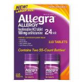 Allegra 180mg 24-Hour Allergy Relief Tablets...