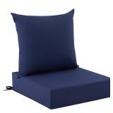 Zonamat Outdoor Chair Cushion Set Navy Blue