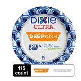 Dixie Ultra Deep Dish Paper Plates 28oz 115ct
