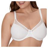Bali Df3439 One Smooth U Bra White 34D