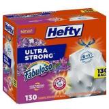 Hefty 13 Gallon Trash Bags Fabuloso 130ct