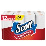 Scott Choose-a-Sheet Paper Towels 12 Double Rolls