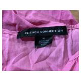 French Connection Embroidered Dress Pink Size XL
