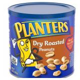 Planters Dry Roasted Peanuts 52oz 2pk