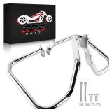 Tdz Moto Chrome Saddlebag Guard Rails Harley...