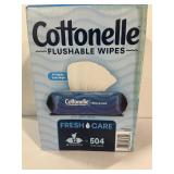 Cottonelle Flushable Cleansing Cloths 504ct