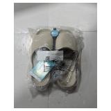 Totes Isotoner Basica Slide Sandals Beige Size 10