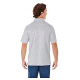 Mens Patterned Performance Polo Shirt Size Large