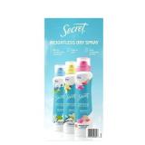 Secret Antiperspirant Dry Spray 4.1oz 3pk