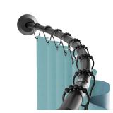 Zenna Home Curved Shower Curtain Rod 50-72 Inch