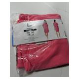 Sandwash Rib Tee Dress Pink Size Large