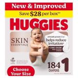 Huggies Skin Essentials Baby Diapers Size 1