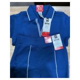 Pique Polo and Skort Set Blue XS