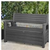 Keter Hudson Plastic Storage Bench