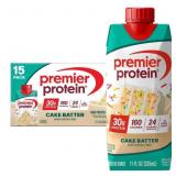 Premier Protein Shake Cake Batter 11oz 15pk