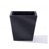 Square Resin Planter Tall Tapered Design