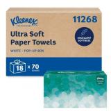 Kleenex 11268 Ultra Soft Hand Towels 18pk 70ct