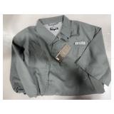 Habit Breaking Dawn River Fishing Shirt Gray Mens