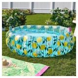 Inflatable Lemon Lounge Pool 66 x 20