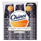 Chinet 16 oz Paper Cups With Lids 70ct