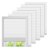 Neugodo 24 Pleated Window Shades White 4pk