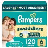 Pampers Swaddlers Diapers Size 6 120ct