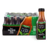 Pepsi Pure Leaf Unsweetened Black Tea 16.9oz 18pk