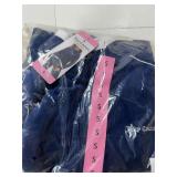 Juicy Couture Velour Track Jacket Blue Size Small