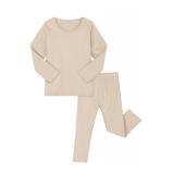 Resinta Ribbed Cotton Long Sleeve Shirt Set 5T