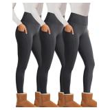 Showitty Fleece Lined Yoga Leggings...