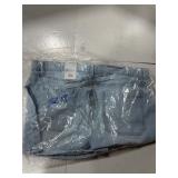Time And Tru Patch Pocket Denim Shorts Light Wash