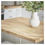 Hampton Bay Hevea Butcher Block 4ft x 25in
