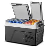 Feelfunn 12V Dual Zone Car Refrigerator 40QT
