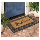 Welcome Rubber Coir Doormat 23 x 36