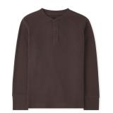 The Childrens Place Boys Thermal Henley Shirt...
