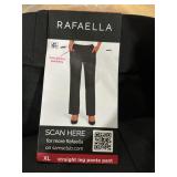 Rafaella RSBFG053 Straight Leg Ponte Pant XL