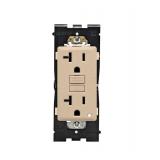 Leviton RGF20-DT GFCI Outlet 20 Amp Dapper Tan