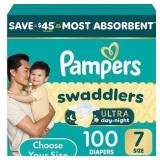 Pampers Swaddlers Size 7 Diapers 100ct