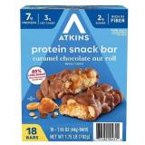 Atkins Caramel Chocolate Nut Roll Bars 18pk