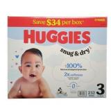 Huggies Snug  Dry Diapers Size 3 232ct