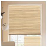 Luckup Cordless Bamboo Roman Shades 38W x 64H