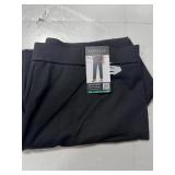 Rafaella Straight Leg Ponte Pants Black Size 3XL